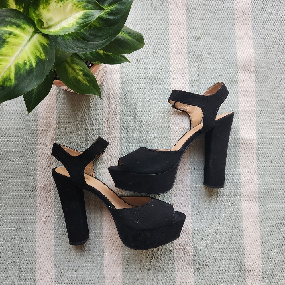 Black Platform Heels